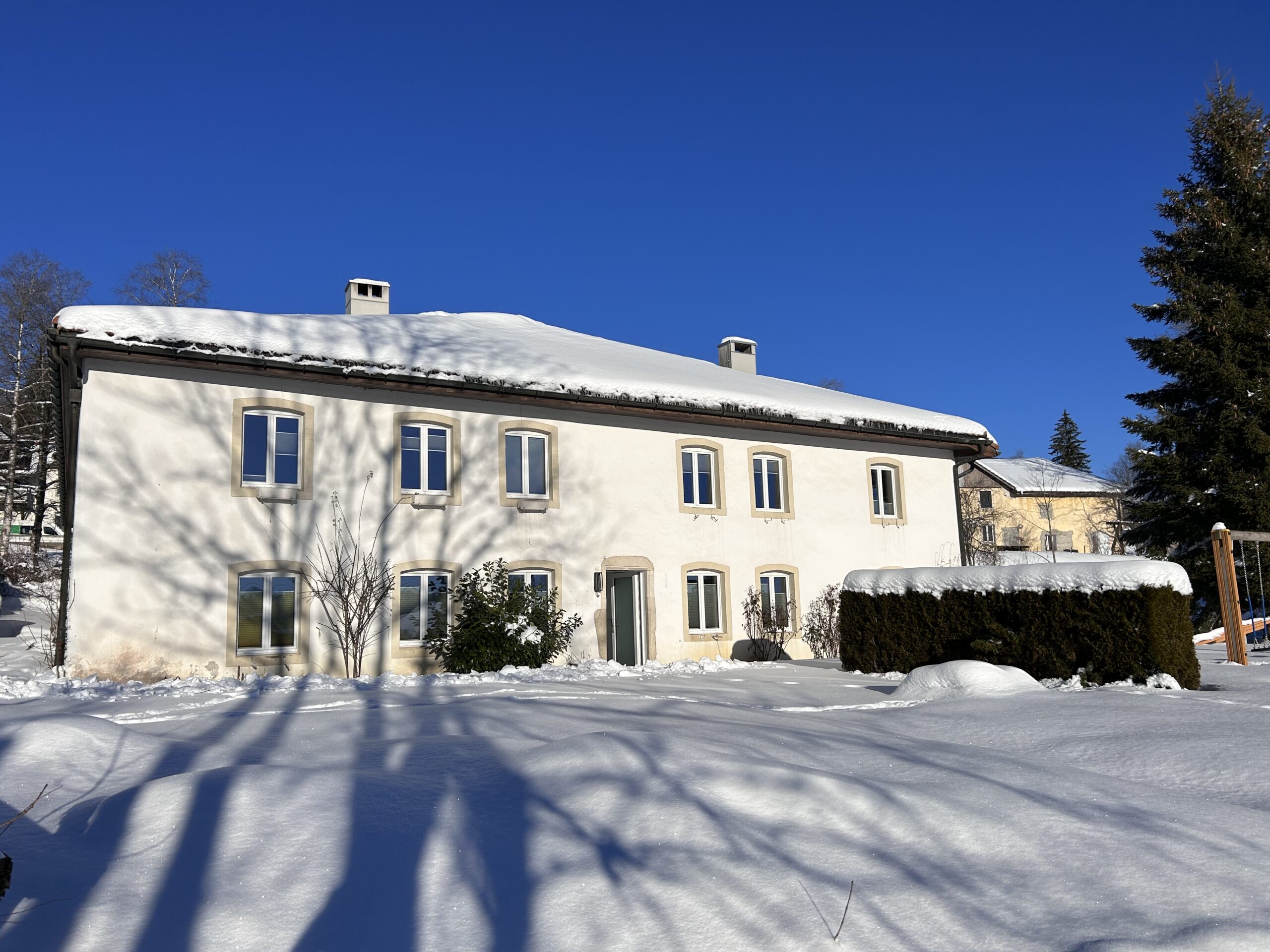 Vue extérieure sud hiver